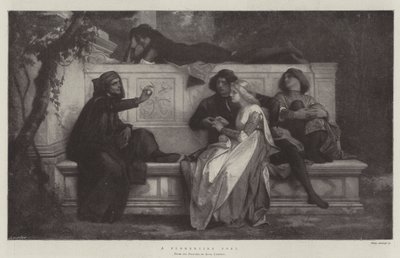 Firenzei költő alkotó: Alexandre Cabanel