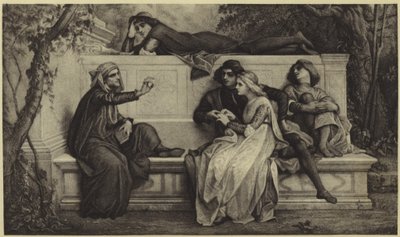 Egy firenzei költő (fotogravír) alkotó: Alexandre Cabanel