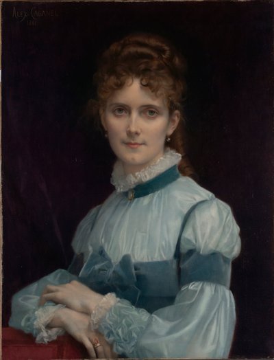 Miss Fanny Clapp portréja alkotó: Alexandre Cabanel
