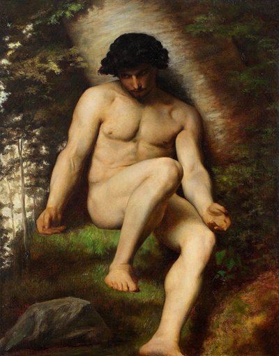 Study of Adam for Paradis perdu, 1863 körül alkotó: Alexandre Cabanel