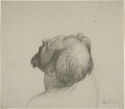 Tanulmány az ember felfordított fejéről alkotó: Alexandre Cabanel