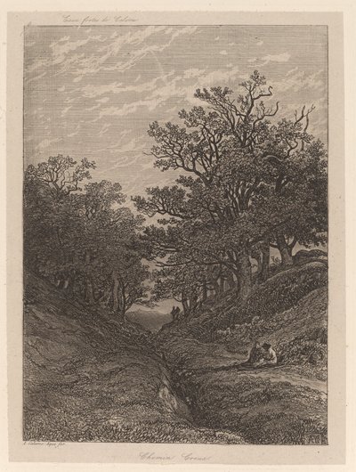 Üreges út alkotó: Alexandre Calame