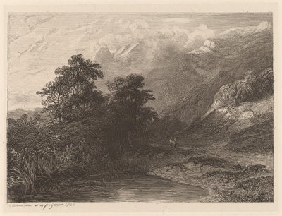 Hegyi tópart alkotó: Alexandre Calame