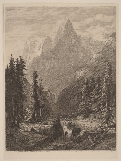Hegyi rét alkotó: Alexandre Calame