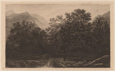Hegyi tó alkotó: Alexandre Calame