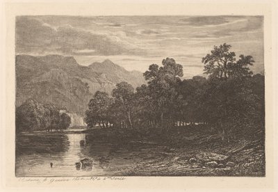 Hegyi folyó alkotó: Alexandre Calame
