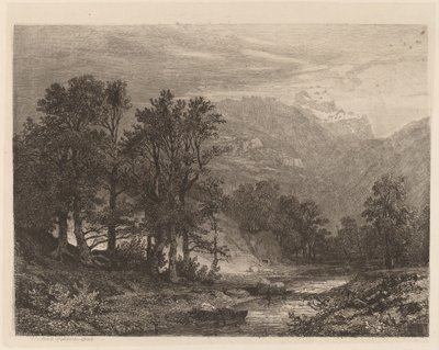 Hegyi patak alkotó: Alexandre Calame
