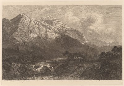 Hegyi patak alkotó: Alexandre Calame