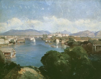 Saint-Jean-Sur, Genf (olaj, vászon) alkotó: Alexandre Calame