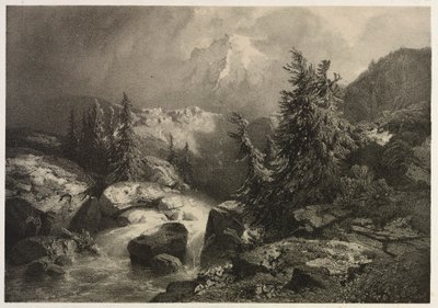 Vihar az Alpokban alkotó: Alexandre Calame