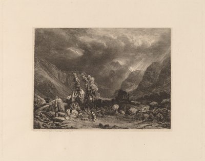 Vihar a hegyekben alkotó: Alexandre Calame