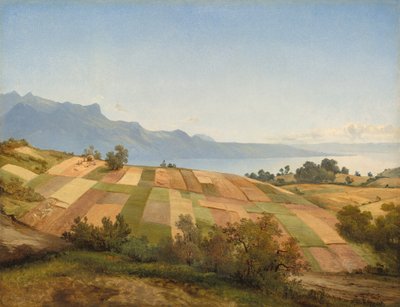 Svájci táj, c. 1830. alkotó: Alexandre Calame