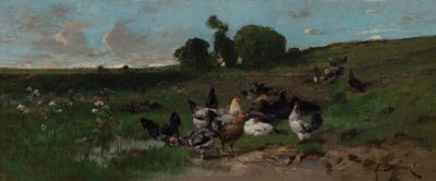 Animated landscape of chickens alkotó: Alexandre Defaux