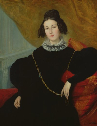 Madame Crowd portréja alkotó: Alexandre Francois Xavier Sigalon