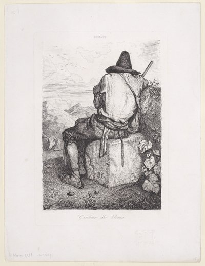 Disznótartó, 1843. alkotó: Alexandre Gabriel Decamps
