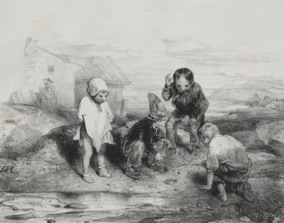 A Döntő dobás alkotó: Alexandre Gabriel Decamps