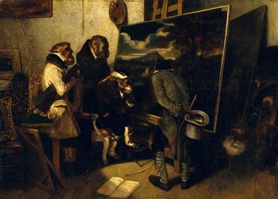 A szakértők, 1837. alkotó: Alexandre Gabriel Decamps