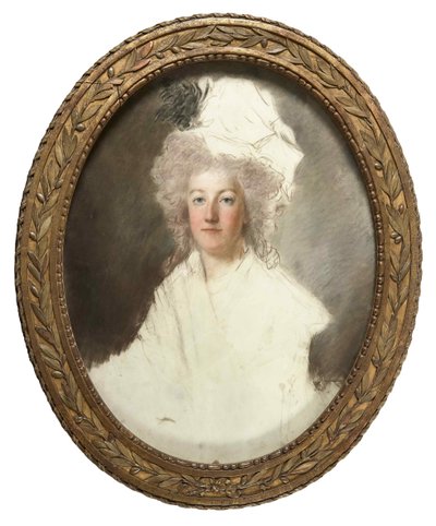 Marie Antoinette francia királynő portréja 1755-1793, 1791-1792. alkotó: Alexandre Kucharski