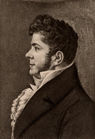 Stendhal, Henri Marie Beyle (1783-1842) francia író álneve. alkotó: Alexandre Marie Longuet