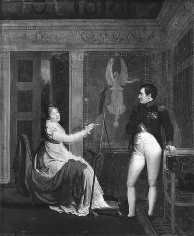 Marie Louise (1791-1847), Habsbourg Lorraine, I. Napóleon (1769-1821) portréját festi alkotó: Alexandre Menjaud