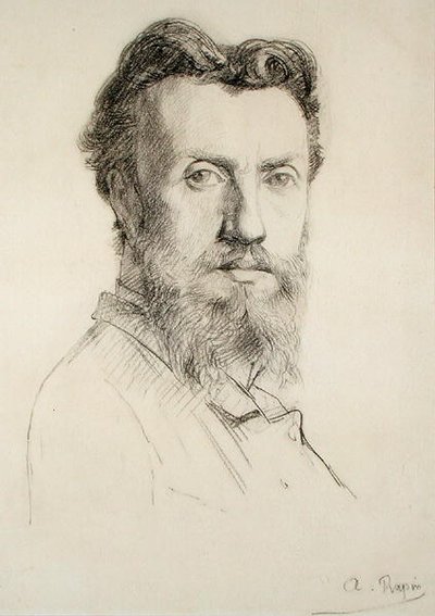 Önarckép (ceruza papíron) alkotó: Alexandre Rapin