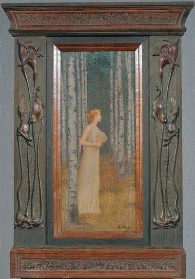 A woman passing (festmény vászonra) alkotó: Alexandre Seon