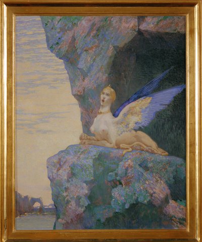 The despair of the Chimera (festmény, vászon) alkotó: Alexandre Seon