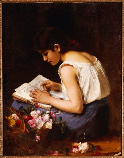 Olvasó lány alkotó: Alexei Alexevich Harlamoff