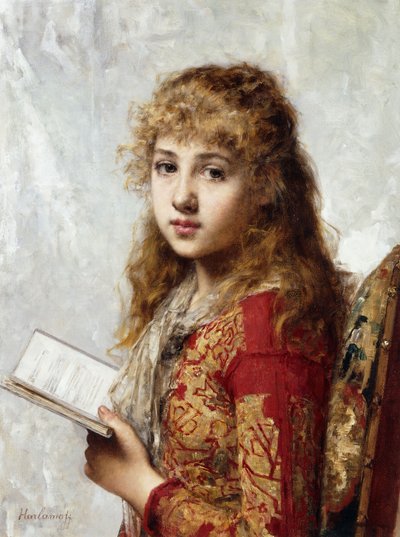Elmélkedés, alkotó: Alexei Alexevich Harlamoff