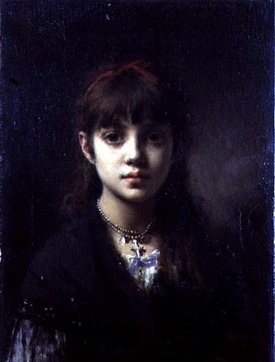 A művészek lánya, 1884 (lásd még: 65312) alkotó: Alexei Alexevich Harlamoff