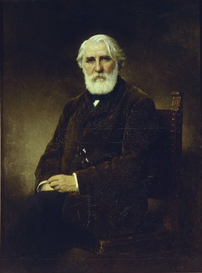 Ivan S. Turgenev szerző portréja 1818-1883, 1875 alkotó: Alexei Alexeyevich Harlamov