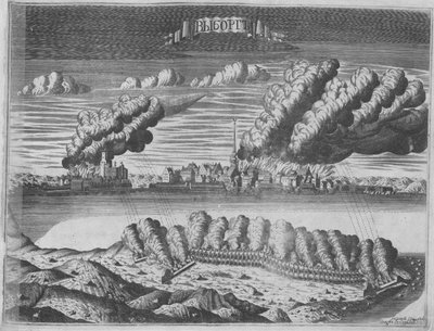 Viborg ostromának képe 1710. június 13-án, 1715 alkotó: Alexei Ivanovich Rostovtsev