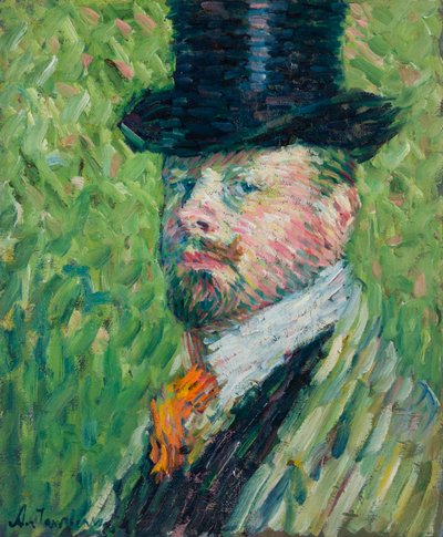 Önarckép cilinderrel, 1904. alkotó: Alexei Javlensky von