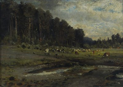 Elk-sziget és Sokolniki, 1869. alkotó: Alexei Kondratyevich Savrasov