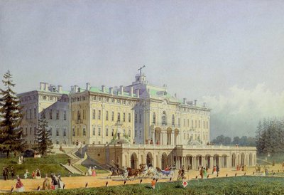 A sztrelnai Konstantin-palota, 1847. alkotó: Alexei Maximovich Gornostayev