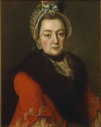 Anna Ivanovna Kolicsova portréja, 1768 alkotó: Alexei Petrovich Antropov