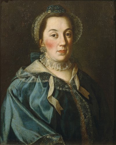 Jelizaveta Franzevna Buturliina grófnő portréja, 1763 alkotó: Alexei Petrovich Antropov