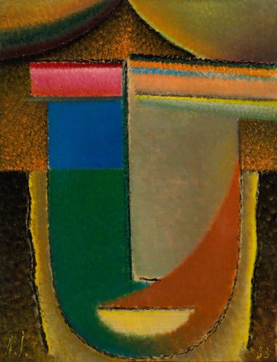 Absztrakt fej Afrika, 1933 alkotó: Alexej von Jawlensky