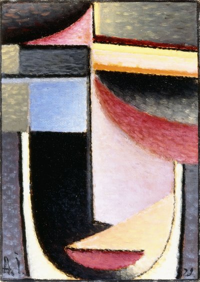 Absztrakt fej: A kehely elment mellettem, 1929 alkotó: Alexej von Jawlensky