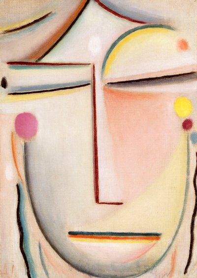 Egy fej kivonata: Reggeli fény, 1920 körül alkotó: Alexej von Jawlensky