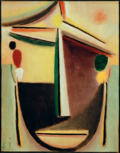 Absztrakt fej alkotó: Alexej von Jawlensky