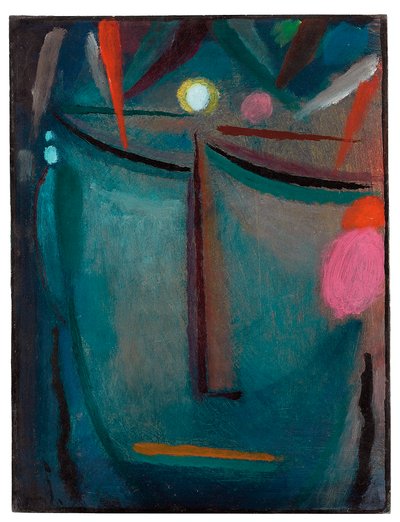Krisztus arca, töviskorona, 1918 alkotó: Alexej von Jawlensky