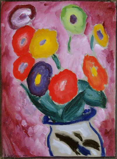 Virágcsendélet, 1915 alkotó: Alexej von Jawlensky