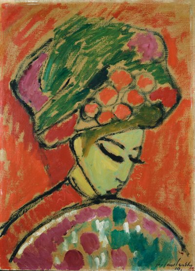 Turbános lány alkotó: Alexej von Jawlensky