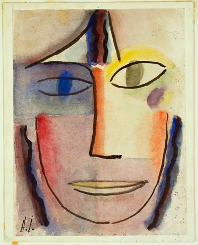 Fej, 1920 alkotó: Alexej von Jawlensky