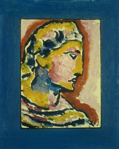 fejek; fej, ​​1930 alkotó: Alexej von Jawlensky