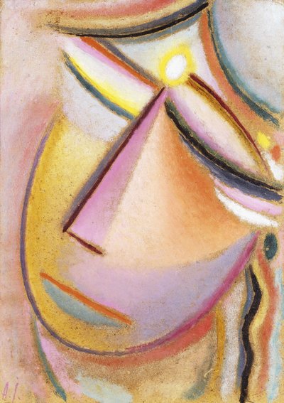 Megváltó arc: billenő fej, 1923 alkotó: Alexej von Jawlensky