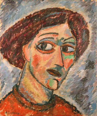 Kedves fej, 1913 körül alkotó: Alexej von Jawlensky