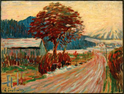 Országút Füssenben alkotó: Alexej von Jawlensky
