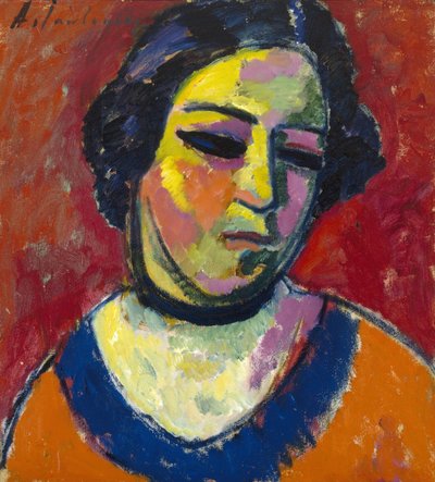 Egy nő portréja alkotó: Alexej von Jawlensky